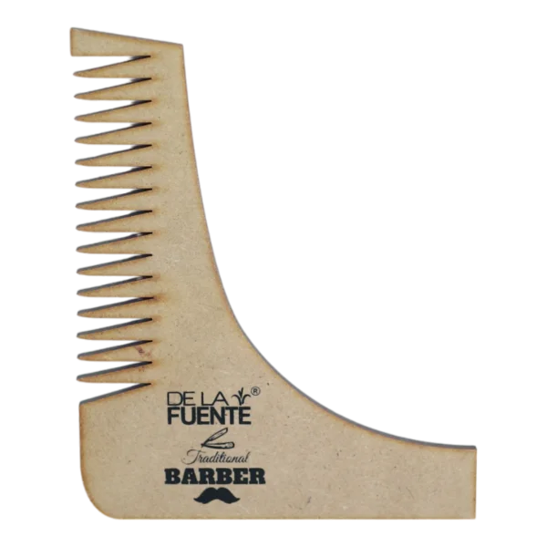 Peine para delineado de barba